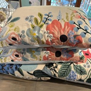 Anthropologie Rifle Paper Co Full/Queen Bedding